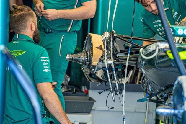 Formel 1 GP Italien Monza, Donnerstag, 04.09.2025 Aston Martin Aramco F1 Team; Formel 1 GP Italien Monza, Donnerstag, 04.09.2025 Copyright: xBEAUTIFULxSPORTS Erlhofx