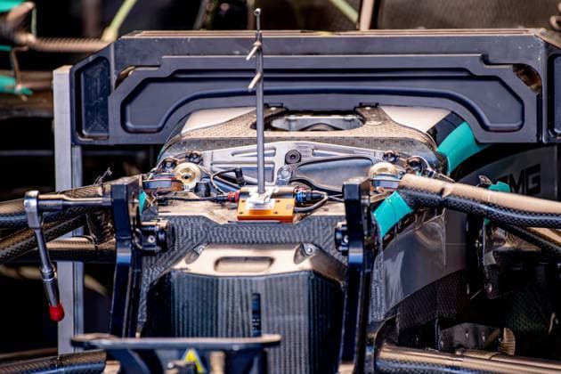 Formel 1 GP Italien Monza, Donnerstag, 04.09.2025 Mercedes-AMG Petronas F1 Team; Formel 1 GP Italien Monza, Donnerstag, 04.09.2025 Copyright: xBEAUTIFULxSPORTS Erlhofx