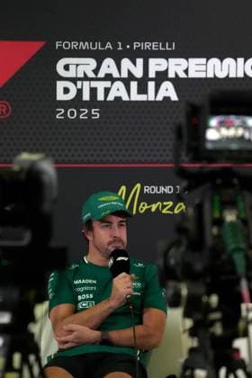 FORMULA 1 PIRELLI GRAN PREMIO D™ITALIA 2025 04.09.2025, Autodromo Nazionale Monza, Monza, FORMULA 1 PIRELLI GRAN PREMIO D™ITALIA 2025 , im Bild Fernando Alonso (ESP), Aston Martin Aramco Cognizant Formula One Team