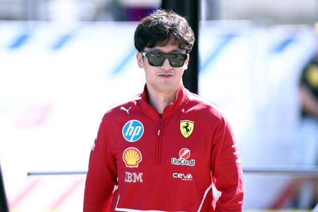 F1 Grand Prix of Italy Zhou Guanyu of Scuderia Ferrari looks on during previews ahead of the F1 Grand Prix of Italy at Autodromo Nazionale on September 4, 2025 in Monza, Italy. Monza Autodromo Nazionale Italy Copyright: xMarcoxCanonierox
