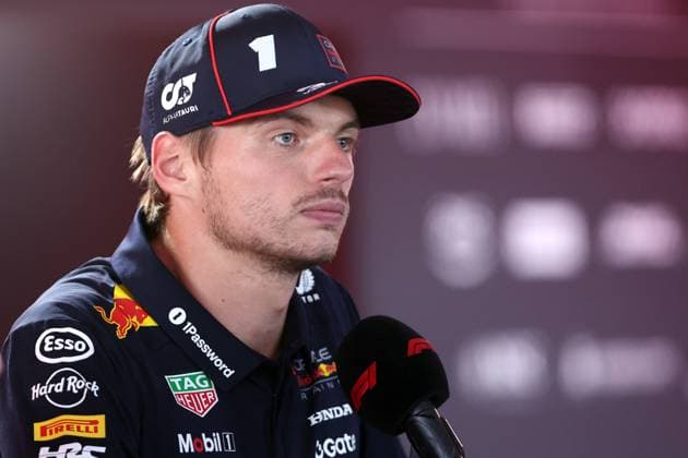 F1 Grand Prix of Italy Max Verstappen of Red Bull Racing during press conference, PK, Pressekonferenz ahead previews ahead of the F1 Grand Prix of Italy at Autodromo Nazionale on September 4, 2025 in Monza, Italy. Monza Autodromo Nazionale Italy Copyright: xMarcoxCanonierox