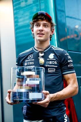 12 Andrea Kimi Antonelli (ITA, Mercedes-AMG Petronas F1 Team), F1 Grand Prix of Italy at Autodromo Nazionale Monza on September 4, 2025 in Monza, Italy. (Photo by HOCH ZWEI) Monza Italy