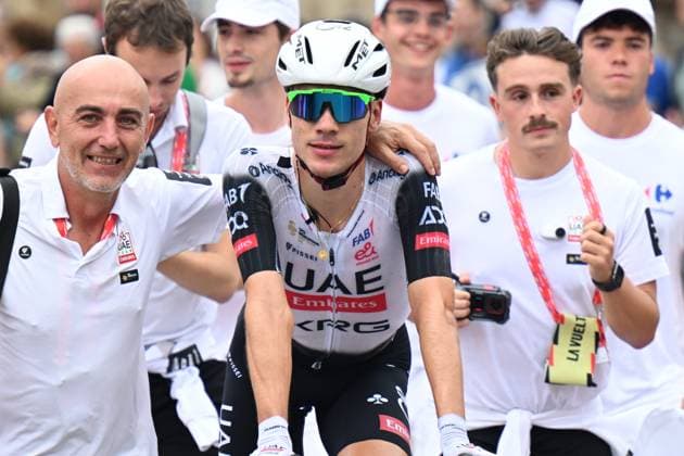 04-09-2025 Vuelta A Espana; Tappa 12 Laredo - Los Corrales De Buelna; 2025, Uae Team Emirates - Xrg; Ayuso Pesquera, Juan; Los Corrales De Buelna; 