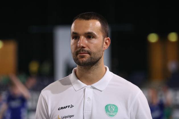 04.09.2025, xtgx, Handball, Daikin HBL, SC DHfK Leipzig - TBV Lemgo Lippe v.l. Bastian Roscheck (Leipzig) Portrait, Portraet, Einzelbild Leipzig