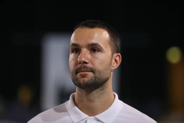 04.09.2025, xtgx, Handball, Daikin HBL, SC DHfK Leipzig - TBV Lemgo Lippe v.l. Bastian Roscheck (Leipzig) Portrait, Portraet, Einzelbild Leipzig