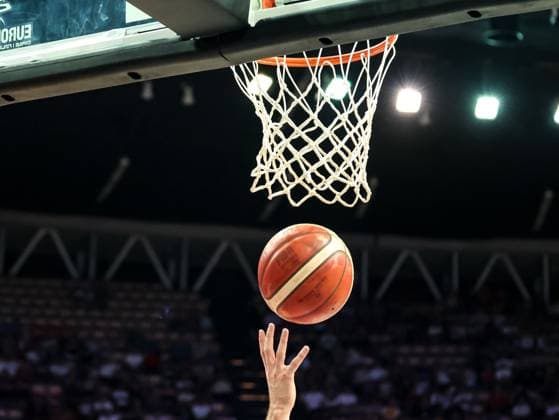 Israel Vs Slovenia: Group D - FIBA EuroBasket 2025 A player throughs the ball during the Group D FIBA Eurobasket 2025 game between Israel and Slovenia at Spotek Arena on September 04, 2025 in Katowice, Poland. Katowice Silesia Poland  Copyright: xDominikaxZarzyckax originalFilename:zarzycka-israelvs250904_nplUc.jpg