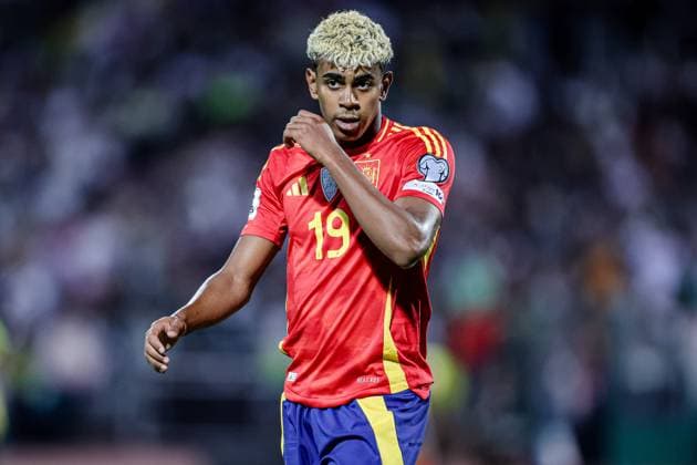 Football - World Cup Qualifiers - Group Stage - Group E - Bulgaria - Spain - 04.09.2025 Lamine Yamal of Spain during World Cup Qualifiers group stage match between Bulgaria and Spain Bulgaria Copyright: xYulianxTodorovx