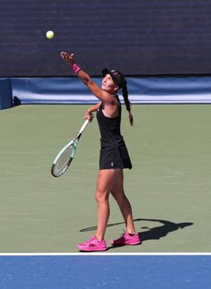 Julia Stusek (GER), Maedchen Einzel, Girls Singles, US Open Championships 2023, USTA Billie Jean King National Tennis Center, Flushing Meadows, New York, USA . Copyright: xJuergenxHasenkopfx