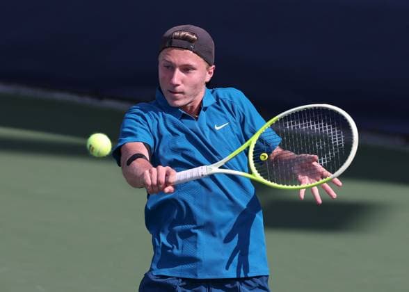 Max Schoenhaus, Jungen Einzel, Boys Singles, US Open Championships 2023, USTA Billie Jean King National Tennis Center, Flushing Meadows, New York, USA . Max Schoenhaus, Jungen Einzel, Boys Singles, US Open Championships 2023, USTA Billie Jean King National Tennis Center, Flushing Meadows, New York, USA . Copyright: xJuergenxHasenkopfx