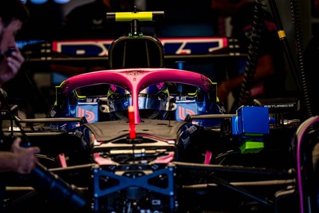 MONZA, ITALY: Paul Aron, The reserve driver for the Alpine team, at the 2025 Formula 1 Italian Grand Prix at the Monza Circuit in Monza, Italy.