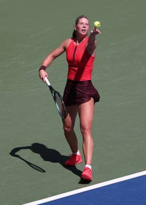Hannah Klugman (GBR), Maedchen Einzel, Girls Singles, US Open Championships 2023, USTA Billie Jean King National Tennis Center, Flushing Meadows, New York, USA . Copyright: xJuergenxHasenkopfx