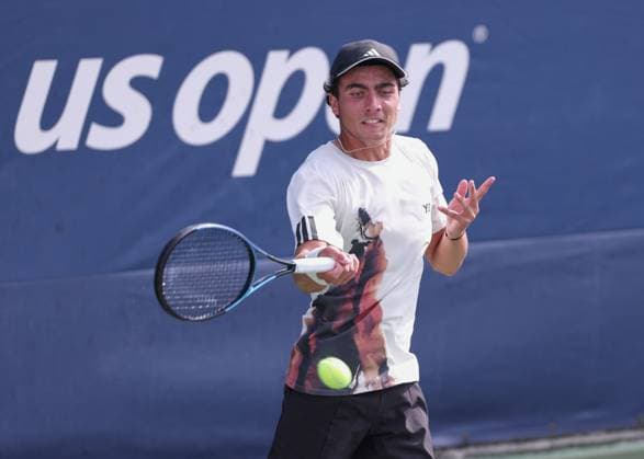 Ivan Ivanov (BUL), Jungen Einzel, Boys Singles, US Open Championships 2023, USTA Billie Jean King National Tennis Center, Flushing Meadows, New York, USA . Copyright: xJuergenxHasenkopfx