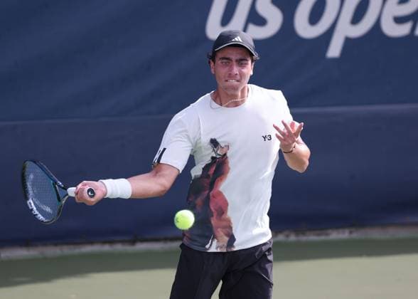 Ivan Ivanov (BUL), Jungen Einzel, Boys Singles, US Open Championships 2023, USTA Billie Jean King National Tennis Center, Flushing Meadows, New York, USA . Copyright: xJuergenxHasenkopfx