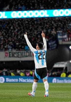 Lautaro Martinez - Argentina vs Venezuela - Eliminatorias Sudamericanas para el Mundial de Futbol FIFA 2026 - 4 de septiembre de 2025 - Estadio: Mas Monumental - Buenos Aires - Argentina - Foto: Javier Garcia Martino - Photogamma *** Lautaro Martinez Argentina vs Venezuela South American Qualifiers for the 2026 FIFA World Cup September 4, 2025 Estadio Mas Monumental Buenos Aires Argentina Photo Javier Garcia Martino Photogamma