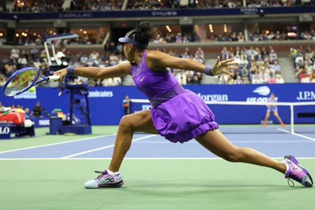 September 4, 2025, New York City, New York, United States: NAOMI OSAKA of Japan during the match against A. Anisimova of USA in the semifinals of US Open 2025 at the USTA Billie Jean King National Tennis Center. Queens, New York City. New York City United States - ZUMAc278 20250904_zsp_c278_045 Copyright: xMarcinxCholewinskix