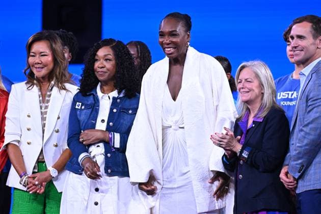 US Open - A Special Ceremony For Venus Williams A special ceremony for Venus Williams (USA) at the 2025 US Open at Billie Jean National Tennis Center in New York City, NY, USA, on September 4, 2025. Photo by Corinne Dubreuil ABACAPRESS.COM New York City United States  Copyright: xDubreuilxCorinne ABACAx
