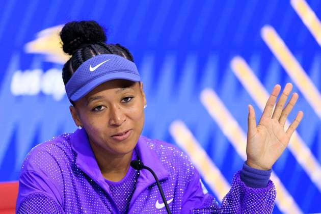 September 5, 2025, Flushing Meadows, New York, USA: Naomi Osaka attends a press conference, PK, Pressekonferenz after losing her match against Amanda Anisimova on Day 12 of the 2025 US Open at USTA Billie Jean King National Tennis Center on Friday September 5, 2025 in the Flushing neighborhood of the Queens borough of New York City. JAVIER ROJAS PI Flushing Meadows USA - ZUMAp124 20250905_zaa_p124_019 Copyright: xJavierxRojasx