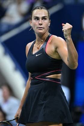US Open - Aryna Sabalenka Semi Final Aryna Sabalenka (RUS) during her semi final round match at the 2025 US Open at Billie Jean National Tennis Center in New York City, NY, USA, on September 4, 2025. Photo by Corinne Dubreuil ABACAPRESS.COM New York City United States  Copyright: xDubreuilxCorinne ABACAx