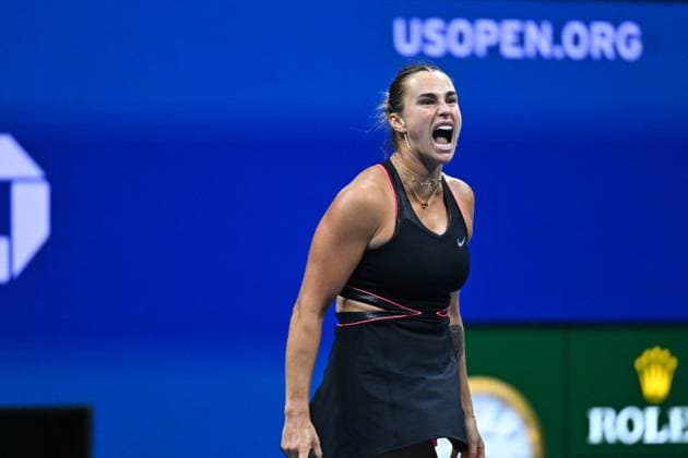 US Open - Aryna Sabalenka Semi Final Aryna Sabalenka (RUS) during her semi final round match at the 2025 US Open at Billie Jean National Tennis Center in New York City, NY, USA, on September 4, 2025. Photo by Corinne Dubreuil ABACAPRESS.COM New York City United States  Copyright: xDubreuilxCorinne ABACAx