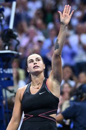 US Open - Aryna Sabalenka Semi Final Aryna Sabalenka (RUS) during her semi final round match at the 2025 US Open at Billie Jean National Tennis Center in New York City, NY, USA, on September 4, 2025. Photo by Corinne Dubreuil ABACAPRESS.COM New York City United States  Copyright: xDubreuilxCorinne ABACAx