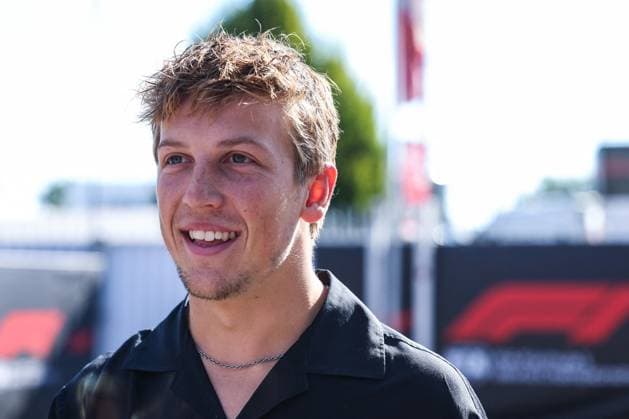 MOTORI - Formula 1 - Pirelli Gran Premio d Italia 2025 - Drivers press conference, PK, Pressekonferenz Liam Lawson of New Zealand and Visa Cash App RB F1 Team VCARB-02 (30) seen during F1 Grand Prix of Italy 2025 - Media Day at Autodromo Nazionale Monza Monza Italy  Copyright: xIPAxSport ABACAx
