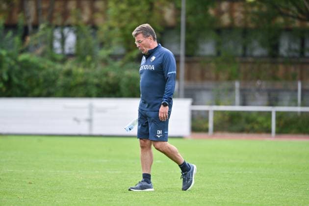 Trainer Dieter Hecking (VfL Bochum) nach dem Spiel 04.09.2025, Fussball 2. Bundesliga, Saison 2025 2026, Testspiel, VfL Bochum - MSV Duisburg 1:0 Bochum Nordrhein Westfalen Deutschland
