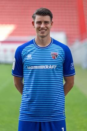 FC Ingolstadt 04; 3.Liga, Porträttermin 2025 2026, Torwart Markus Ponath (1, FCI) 3. Liga - FC Ingolstadt 04 Saison 2025 2026 Porträttermin 2025 2026