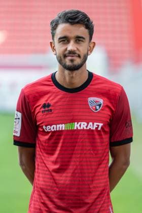 FC Ingolstadt 04; 3.Liga, Porträttermin 2025 2026, Fredrik Carlsen (8, FCI) 3. Liga - FC Ingolstadt 04 Saison 2025 2026 Porträttermin 2025 2026