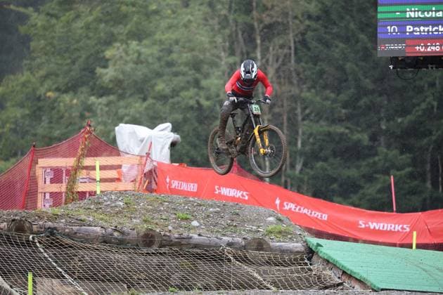 05 09 2025, ChampÃ ry, ChampÃ ry 2025 UCI Mountain Bike World Championships, Nicolai Grip Haglev (NOR) during the Junior Men s Downhill qualification ChampÃ ry Grand Paradis Valais Switzerland Copyright: xJustPictures.ch FrancescoxMinghettix jp-en-FrMi-MNG_3147