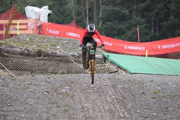 05 09 2025, ChampÃ ry, ChampÃ ry 2025 UCI Mountain Bike World Championships, Nicolai Grip Haglev (NOR) during the Junior Men s Downhill qualification ChampÃ ry Grand Paradis Valais Switzerland Copyright: xJustPictures.ch FrancescoxMinghettix jp-en-FrMi-MNG_3153