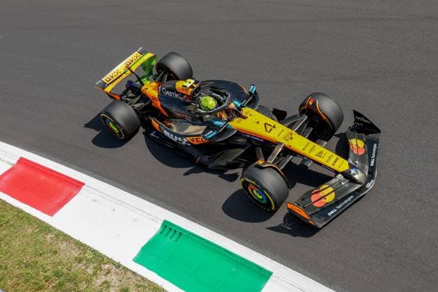 Lando Norris (McLaren Formula 1 Team 4), 1 Freies Training, Grosser Preis von Italien, Motorsport, Herren, Formel 1, 05.09.2025 Monza Lombardei Italien