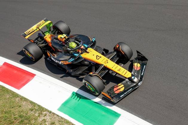 Lando Norris (McLaren Formula 1 Team 4), 1 Freies Training, Grosser Preis von Italien, Motorsport, Herren, Formel 1, 05.09.2025 Monza Lombardei Italien