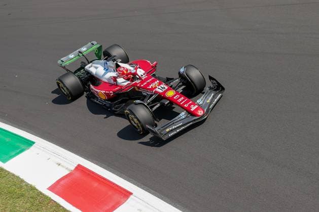 Charles Leclerc (Scuderia Ferrari HP 16), 1 Freies Training, Grosser Preis von Italien, Motorsport, Herren, Formel 1, 05.09.2025 Monza Lombardei Italien