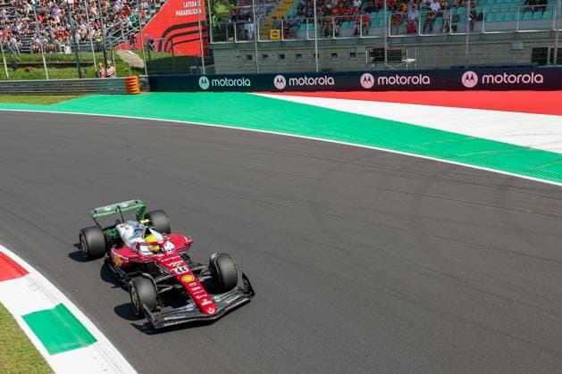 Lewis Hamilton (Scuderia Ferrari HP 44), 1 Freies Training, Grosser Preis von Italien, Motorsport, Herren, Formel 1, 05.09.2025 Monza Lombardei Italien
