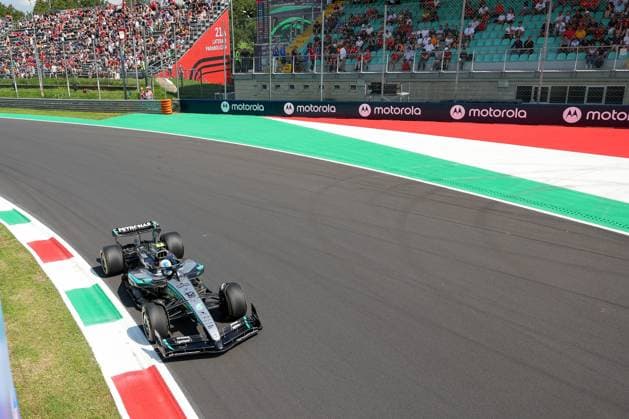 Kimi Antonelli (Mercedes-AMG Petronas 12), 1 Freies Training, Grosser Preis von Italien, Motorsport, Herren, Formel 1, 05.09.2025 Monza Lombardei Italien