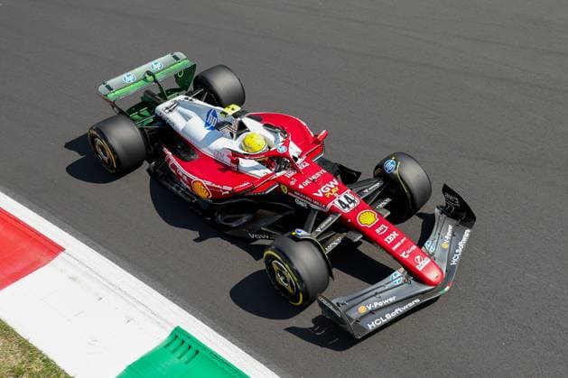 Lewis Hamilton (Scuderia Ferrari HP 44), 1 Freies Training, Grosser Preis von Italien, Motorsport, Herren, Formel 1, 05.09.2025 Monza Lombardei Italien