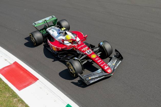 Lewis Hamilton (Scuderia Ferrari HP 44), 1 Freies Training, Grosser Preis von Italien, Motorsport, Herren, Formel 1, 05.09.2025 Monza Lombardei Italien