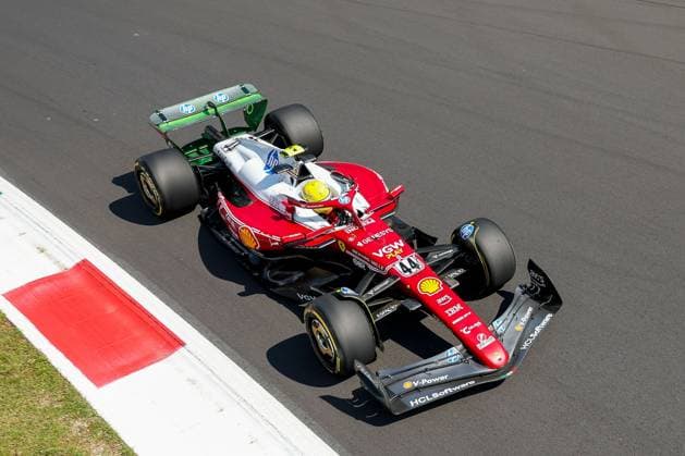 Lewis Hamilton (Scuderia Ferrari HP 44), 1 Freies Training, Grosser Preis von Italien, Motorsport, Herren, Formel 1, 05.09.2025 Monza Lombardei Italien