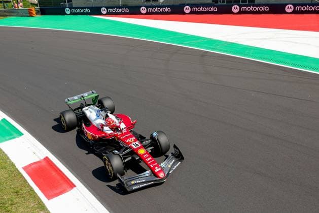 Charles Leclerc (Scuderia Ferrari HP 16), 1 Freies Training, Grosser Preis von Italien, Motorsport, Herren, Formel 1, 05.09.2025 Monza Lombardei Italien