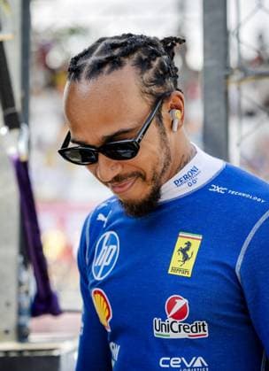 MONZA - Lewis Hamilton (Ferrari) before the first free practice session ahead of the Italian F1 Grand Prix at the Monza Circuit. ANP SEM VAN DER WAL xVIxANPxSportx xxANPxIVx 535050899 originalFilename: 535050899.jpg