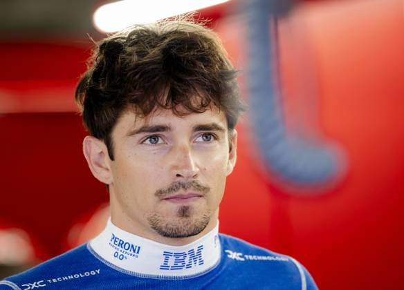 MONZA - Charles Leclerc (Ferrari) before the first free practice session ahead of the Italian F1 Grand Prix at the Monza Circuit. ANP SEM VAN DER WAL xVIxANPxSportx xxANPxIVx 535050911 originalFilename: 535050911.jpg