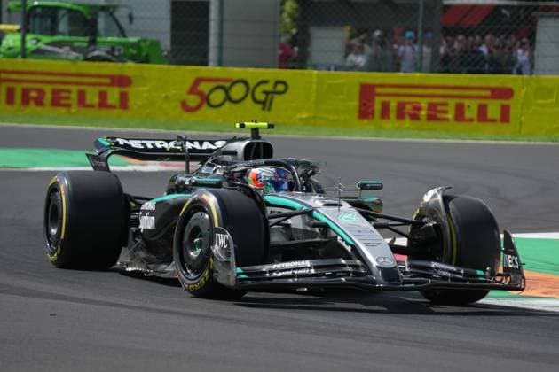05.09.2025, Autodromo Nazionale Monza, Monza, FORMULA 1 PIRELLI GRAN PREMIO D™ITALIA 2025 , im Bild Andrea Kimi Antonelli (ITA), Mercedes-AMG Petronas Formula One Team (Photo by Hasan Bratic DeFodi Images)