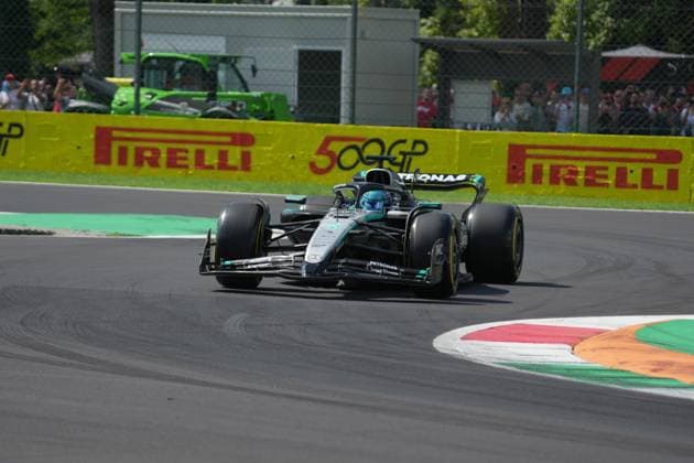 05.09.2025, Autodromo Nazionale Monza, Monza, FORMULA 1 PIRELLI GRAN PREMIO D™ITALIA 2025 , im Bild George Russell (GBR), Mercedes-AMG Petronas Formula One Team (Photo by Hasan Bratic DeFodi Images)