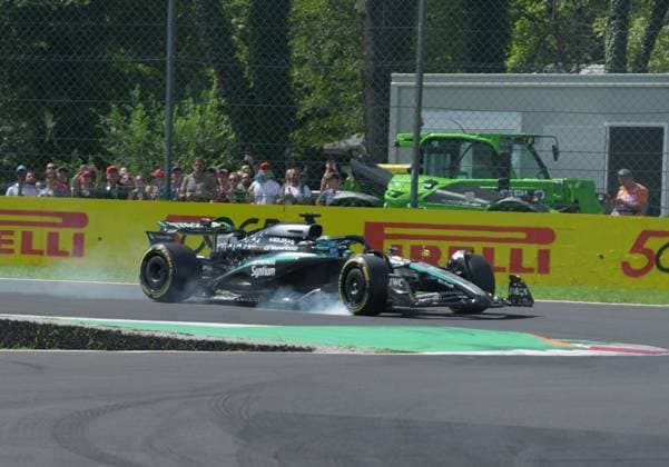 05.09.2025, Autodromo Nazionale Monza, Monza, FORMULA 1 PIRELLI GRAN PREMIO D™ITALIA 2025 , im Bild George Russell (GBR), Mercedes-AMG Petronas Formula One Team (Photo by Hasan Bratic DeFodi Images)