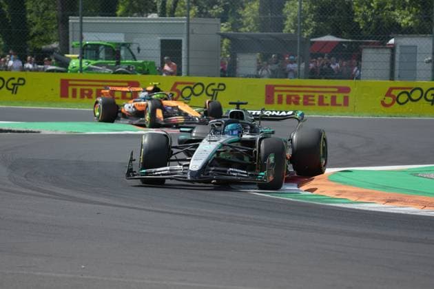 05.09.2025, Autodromo Nazionale Monza, Monza, FORMULA 1 PIRELLI GRAN PREMIO D™ITALIA 2025 , im Bild George Russell (GBR), Mercedes-AMG Petronas Formula One Team (Photo by Hasan Bratic DeFodi Images)