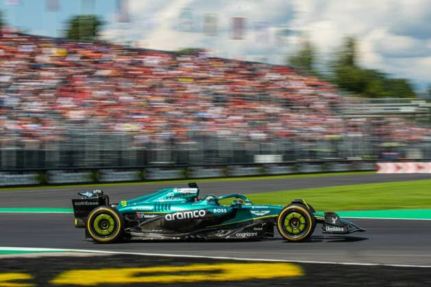 Lance Stroll (CAN) driving for Aston Martin Aramco Formula One Team during free practice of F1 GP of Italy at Monza Circuit on September 5, 2025 in Monza, Italy. during Pirelli Gran Premio d Italia 2025, Formula 1 Championship in Monza, Italy, September 05 2025  Copyright: xFedericoxManoni IPAxSportx xipa-agency.netx xx IPA_64210214 IPA_Agency_IPA64210214