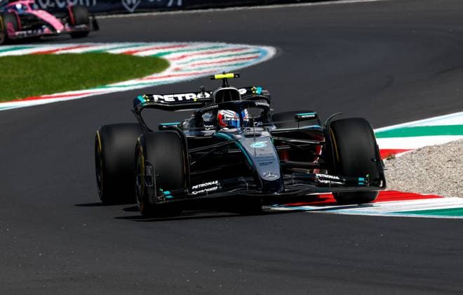 12 Andrea Kimi Antonelli (ITA, Mercedes-AMG Petronas F1 Team), F1 Grand Prix of Italy at Autodromo Nazionale Monza on September 5, 2025 in Monza, Italy. (Photo by HOCH ZWEI) Monza Italy