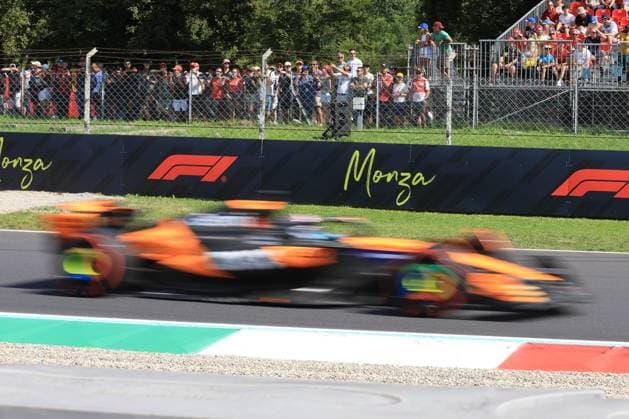 5th September 2025; Autodromo Nazionale Monza, Monza, Italy; Formula 1 Italian Grand Prix 2025 Free Practice Day; McLaren F1 Team Formula One car  PierrexTeyssot