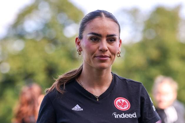 2025.09.05 xJFx Fussball Google Pixel Frauen-Bundesliga Saison 2025 2026 Eintracht Frankfurt - SGS Essen v.l., Ereleta Memeti (Eintracht Frankfurt) (DFL DFB REGULATIONS PROHIBIT ANY USE OF PHOTOGRAPHS as IMAGE SEQUENCES and or QUASI-VIDEO) Copyright: JoaquimxFerreira