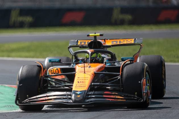 Lando Norris (McLaren Formula 1 Team, Großbritannien 04) im MCL39, ITA, Formel 1 Weltmeisterschaft, Grand Prix von Italian, Autodromo Nazionale Monza, Practice Day, Saison 2025, 05.09.2025 ITA, Formel 1 Weltmeisterschaft, Grand Prix von Italian, Autodromo Nazionale Monza, Practice Day, Saison 2025, 05.09.2025 Monza Copyright: xEibner-Pressefoto MarcelxFischerx EP_MFI